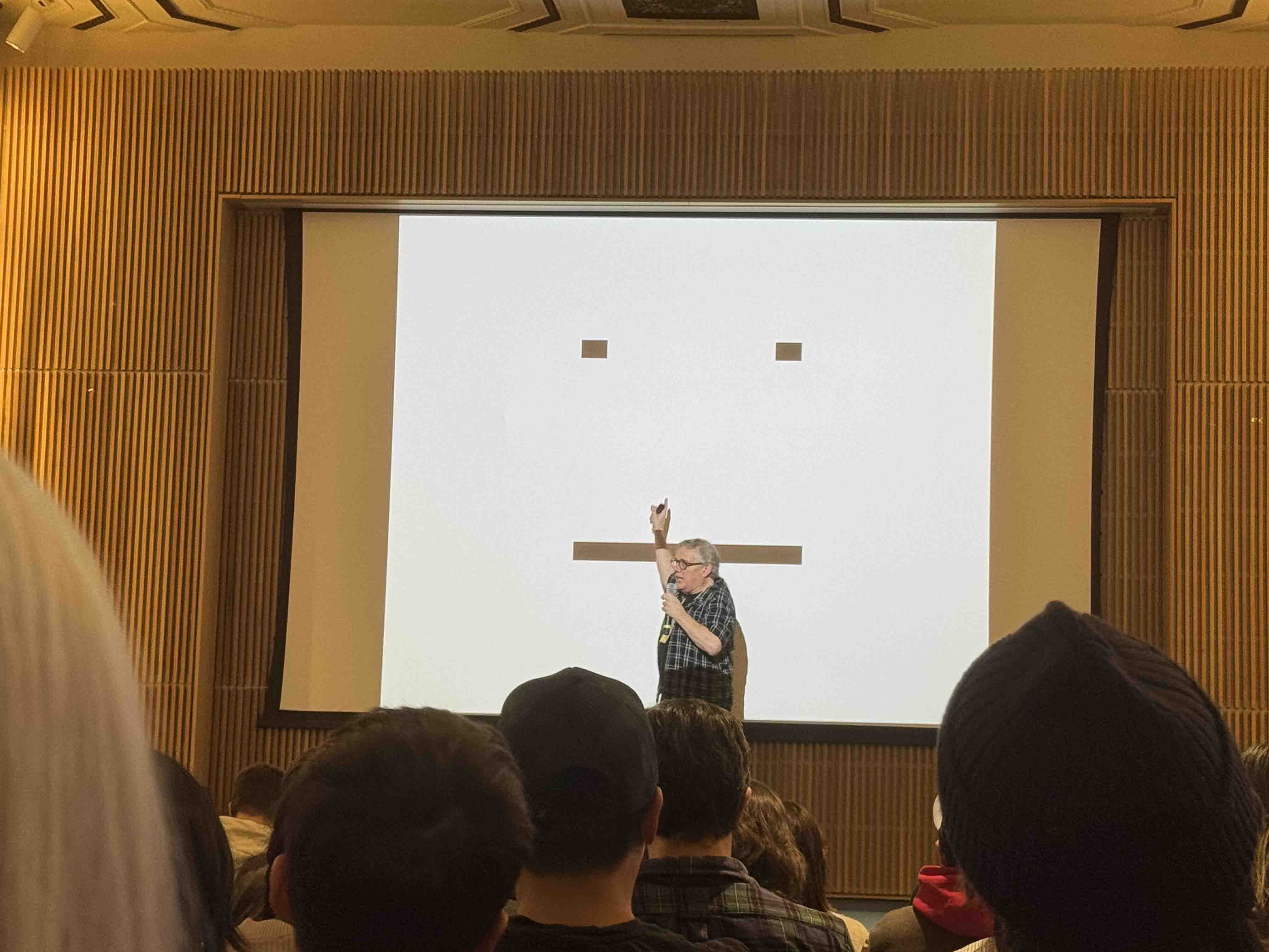 McCloud giving presentation